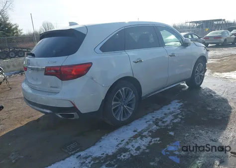 2017 Acura Mdx Technology Package из США, поврежденный, VIN 5J8YD4H52HL003136
